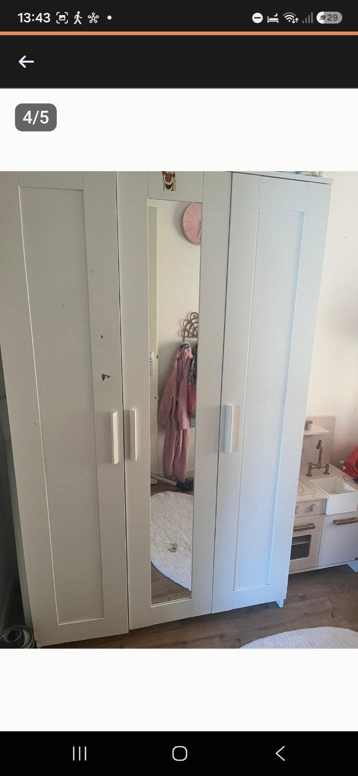 Brimnes kast wit in goede staat. ZSM OPHALEN, Huis en Inrichting, Ophalen, Zo goed als nieuw, 25 tot 50 cm, 150 tot 200 cm