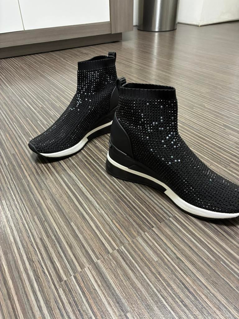 Michael Kors maat 37, Michael Kors, Zwart, Lage of Enkellaarzen, Ophalen of Verzenden