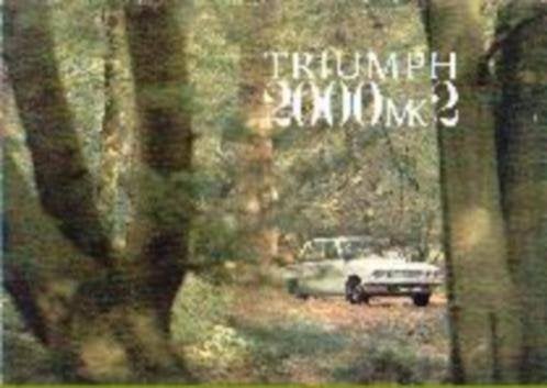 Triumph 2000 MK2 of 2500 TC originele brochure/auto folder, Boeken, Ophalen of Verzenden, Zo goed als nieuw, Overige merken