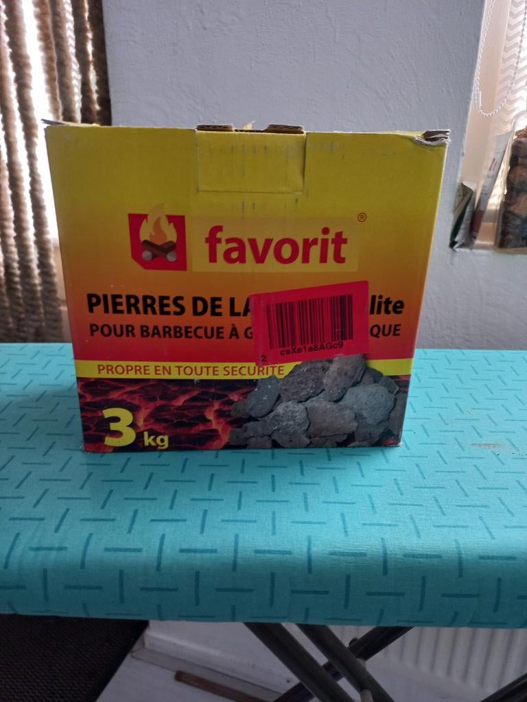 Favorit lavastenen voor barbecue 3 kg, Ophalen of Verzenden