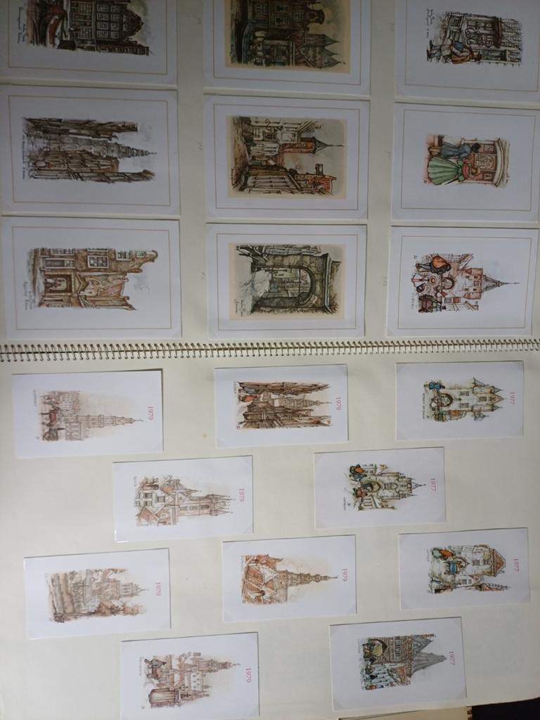 Anton Pieck Kaarten en Prenten Collectie, Ophalen of Verzenden, 1960 tot 1980, Gelopen