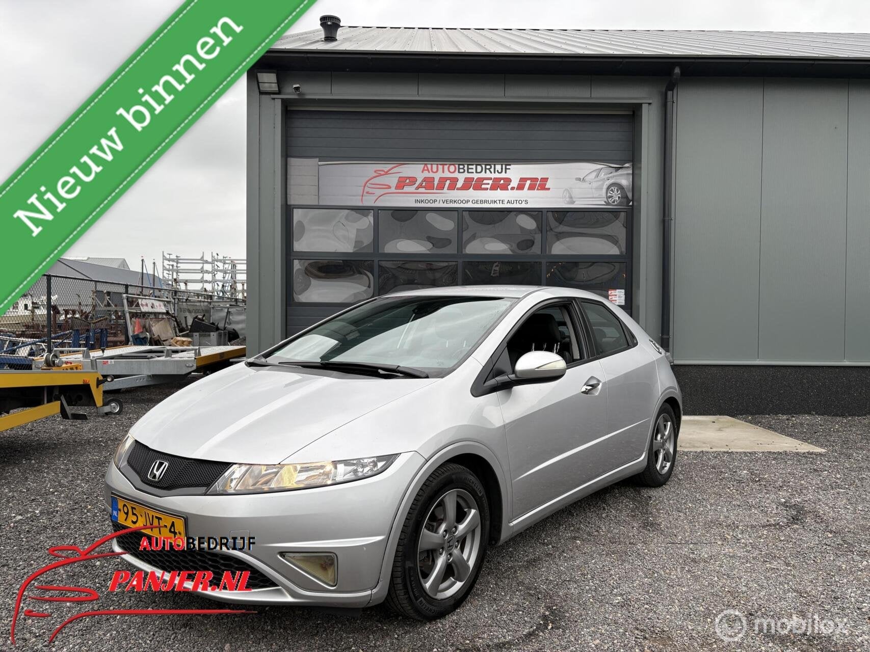 Honda Civic 1.4 Sport "DEALER ONDERHOUDEN", Auto's, Voorwielaandrijving, Gebruikt, Zwart, 4 cilinders
