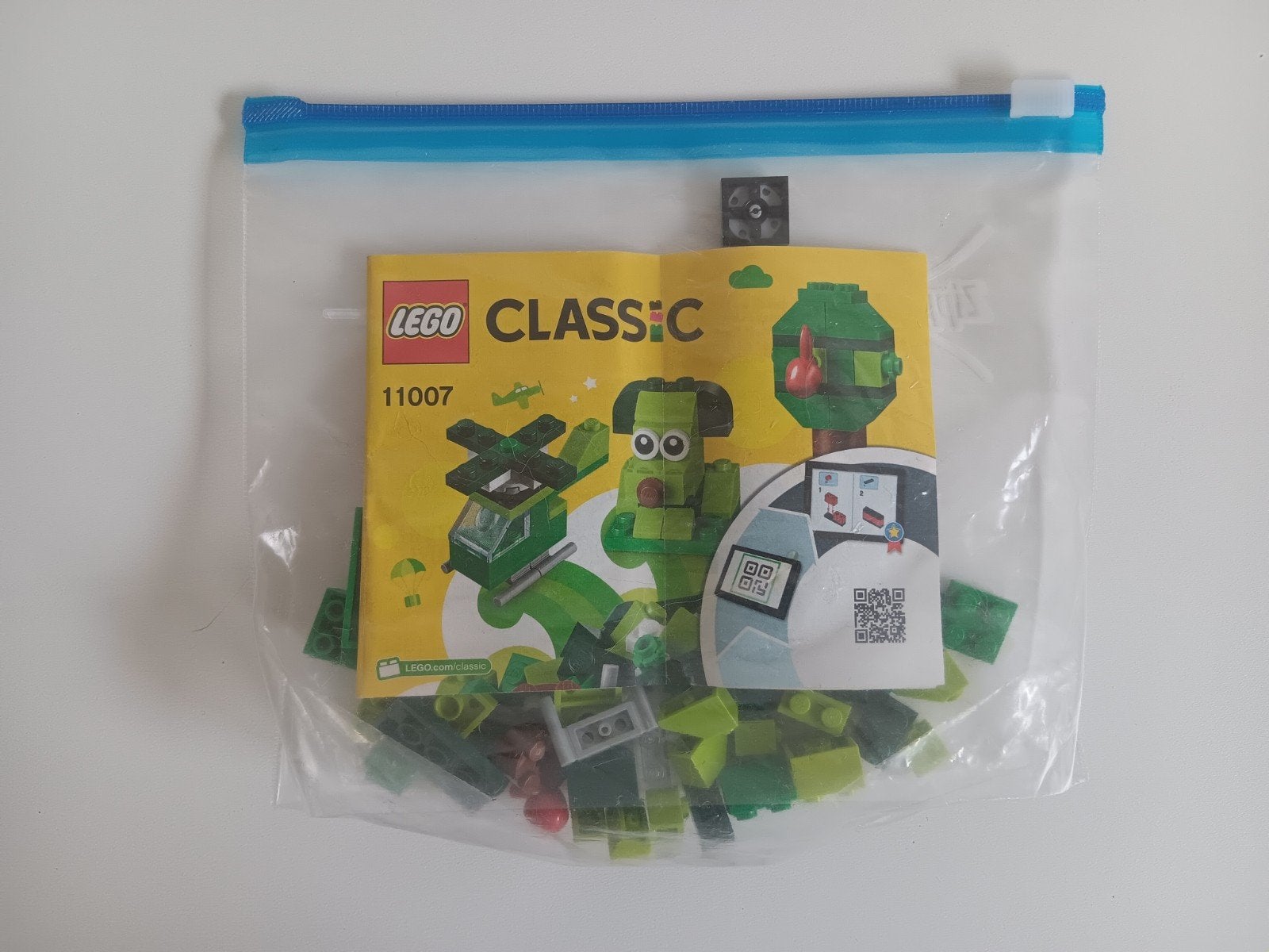 LEGO Classic Creative Green Bricks (11007), Ophalen of Verzenden, Zo goed als nieuw