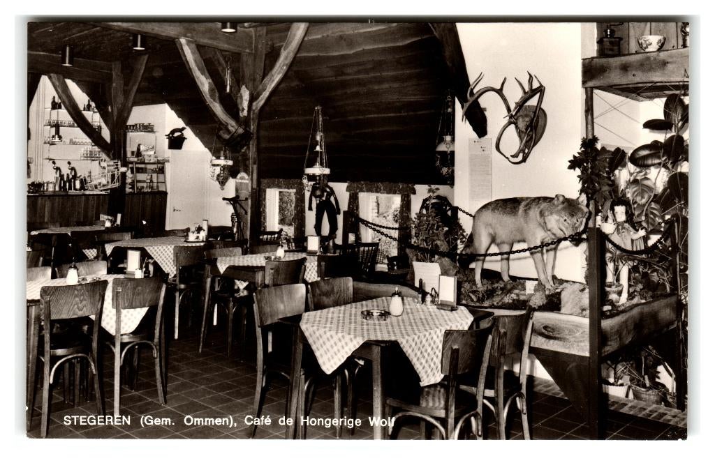 Stegeren, (Ommen) Café de Hongerige Wolf, Verzenden, 1960 tot 1980, Ongelopen, Overijssel