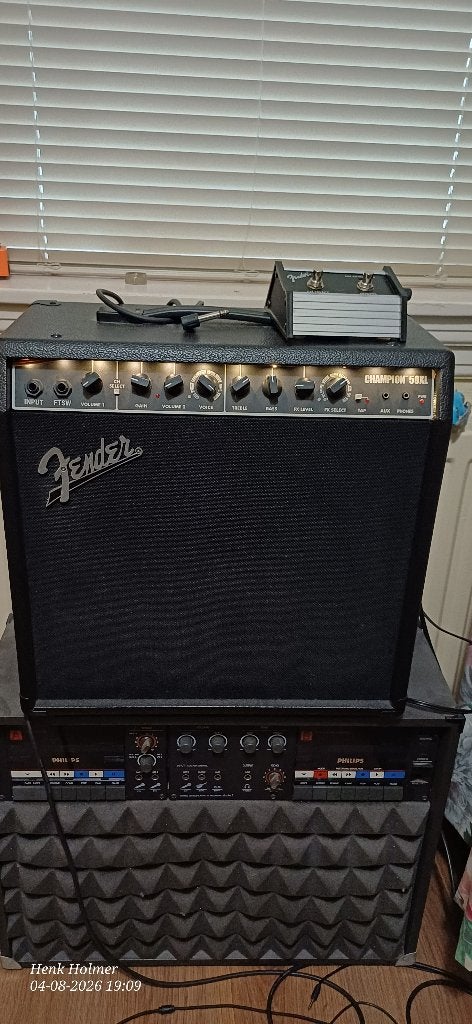 Fender champion 50XL gitaarversterker, Ophalen, Zo goed als nieuw, Gitaar, 50 tot 100 watt