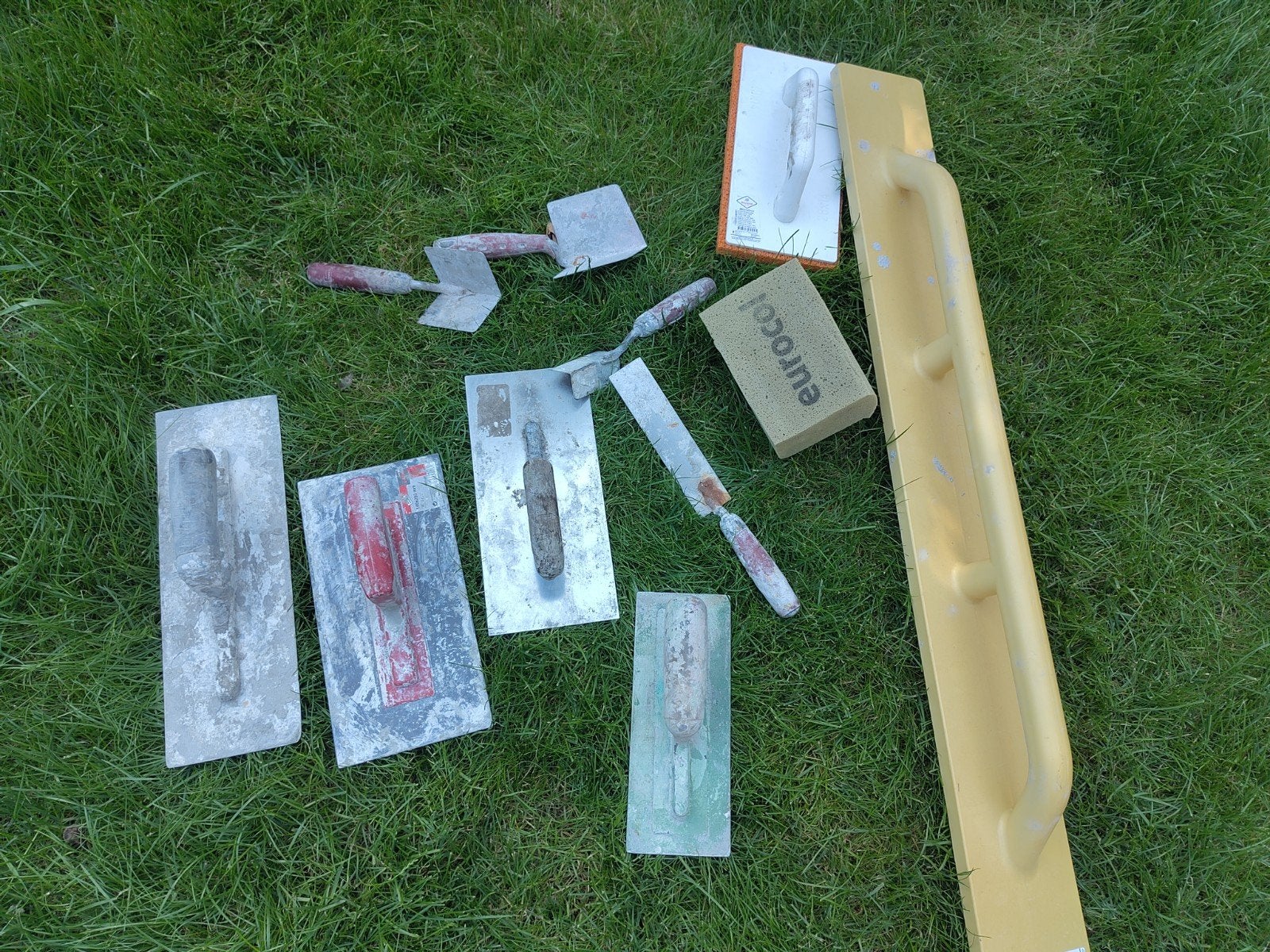 Stukadoorsbenodigheden, Doe-het-zelf en Verbouw, Gereedschap | Handgereedschap, Ophalen, Gebruikt