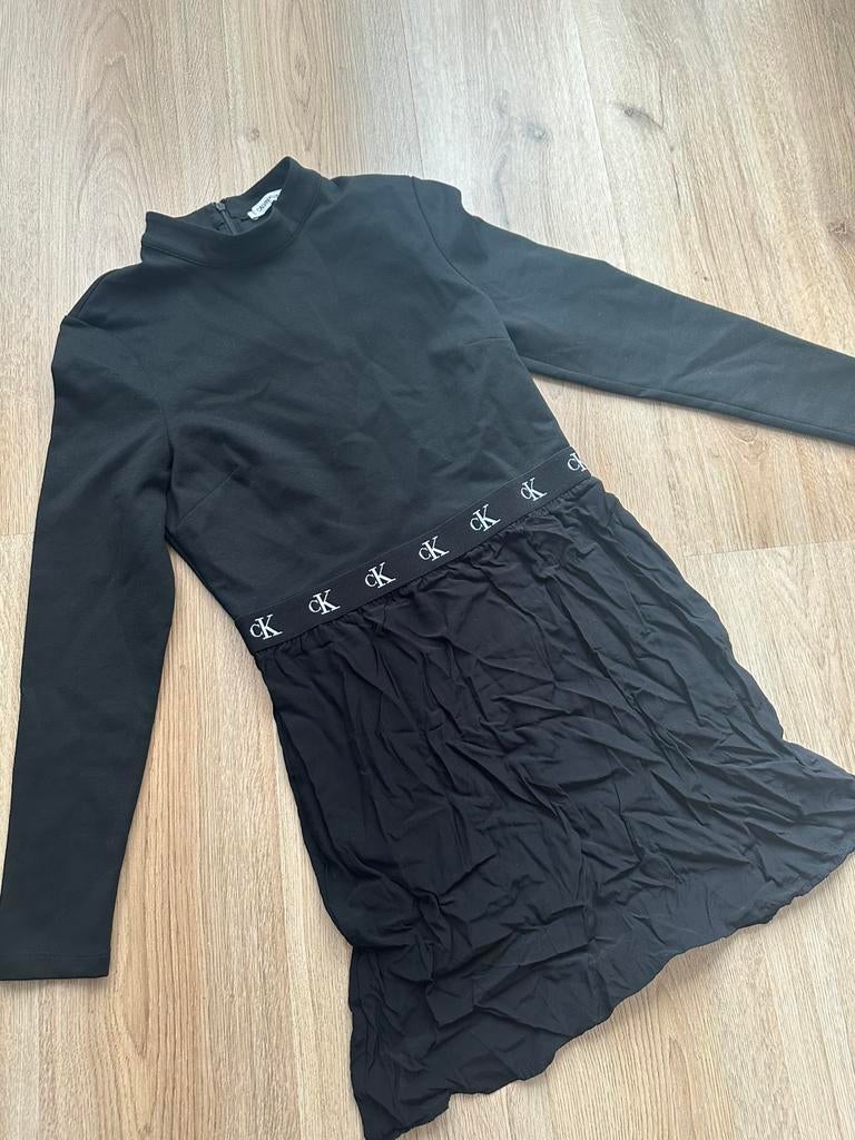 Calvin Klein Jurk, Maat 38/40 (M), Zwart, Ophalen of Verzenden, Zo goed als nieuw