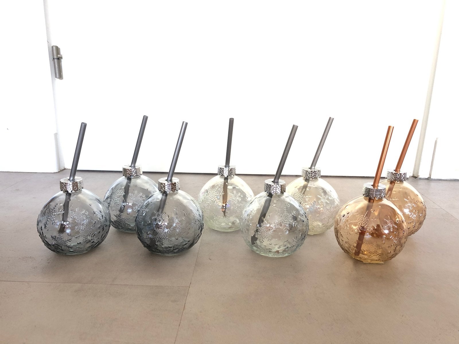 8 glazen drink ballen, Ophalen, Nieuw, Overige typen