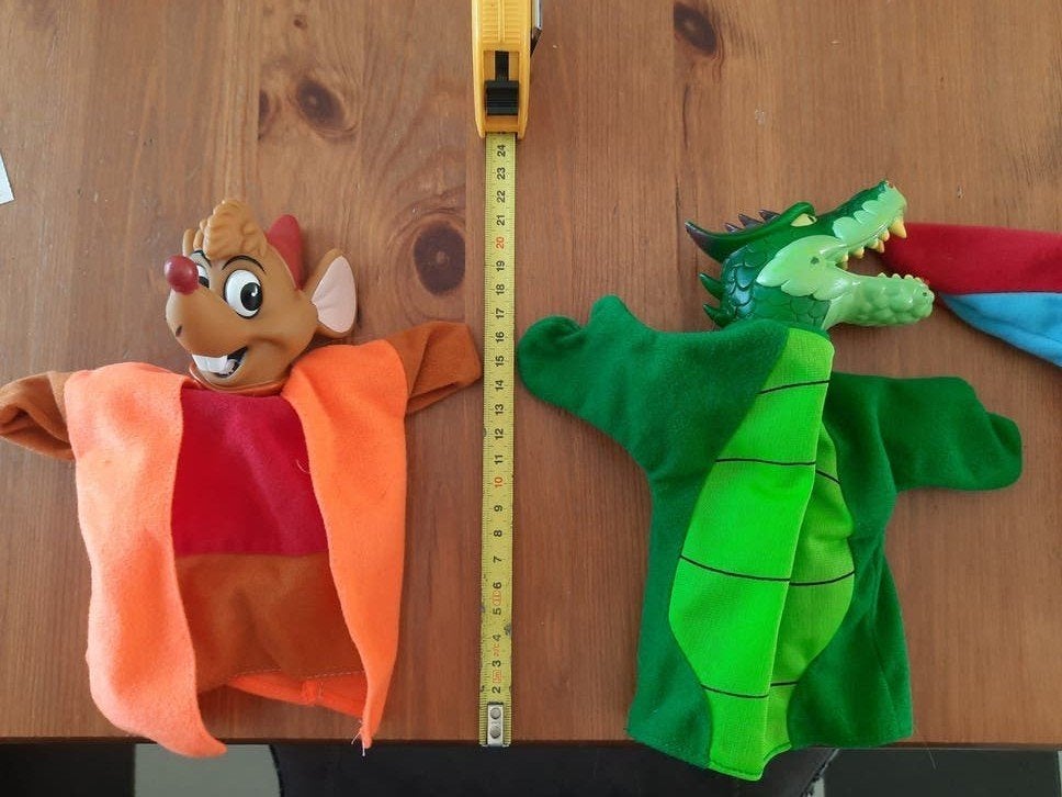 Handpoppen poppenkast Disney, Ophalen of Verzenden, Zo goed als nieuw, Jongen of Meisje