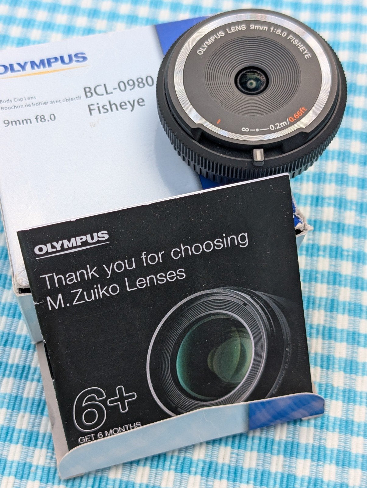 Olympus 9mm f/8.0 Fisheye Body Cap Lens (BCL-0980), Micro Four Thirds, Fisheye-lens, Olympus, Ophalen of Verzenden
