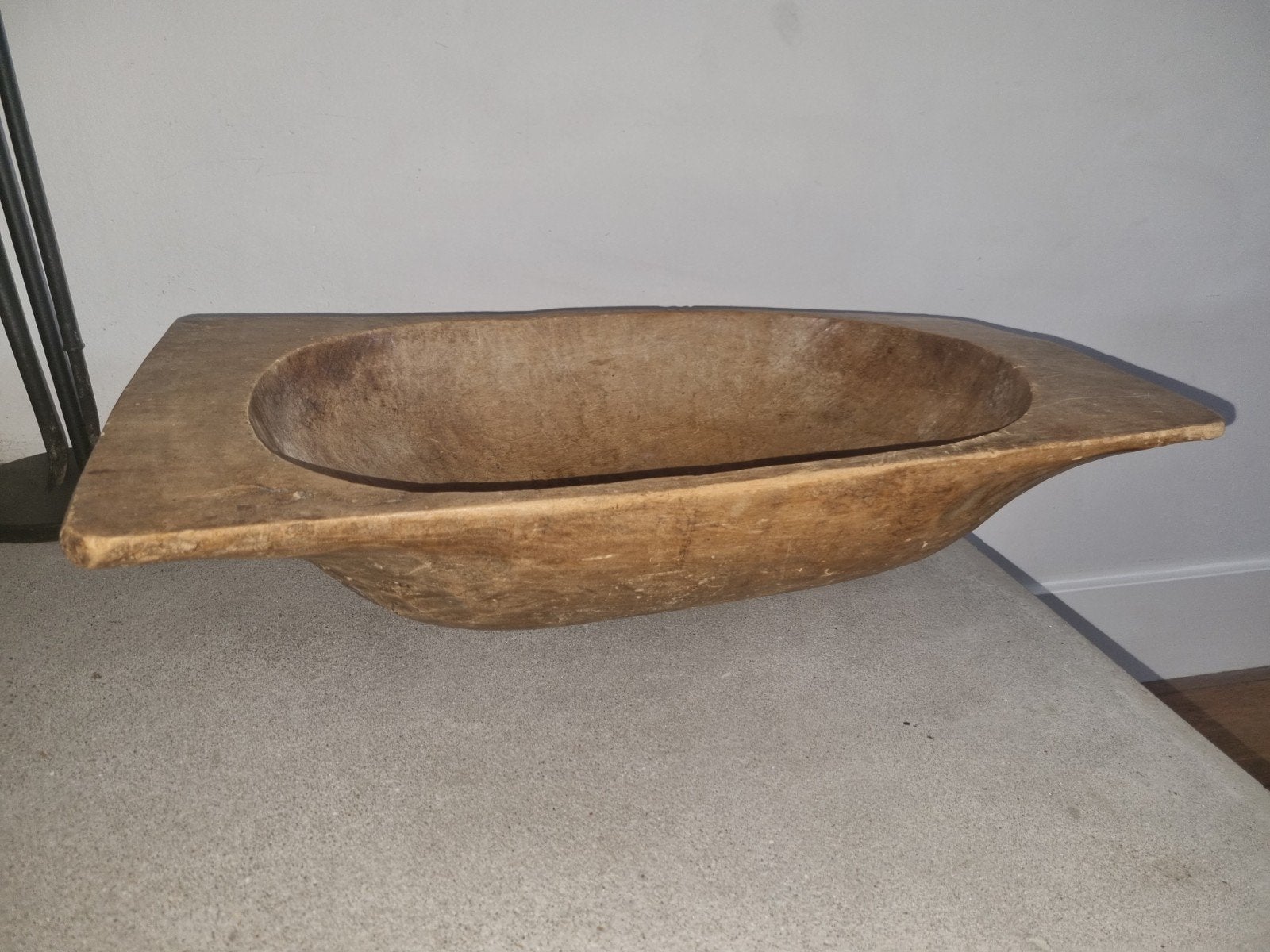 Decoratieve Houten Trog - Rustieke Schaal, Antiek en Kunst, Ophalen