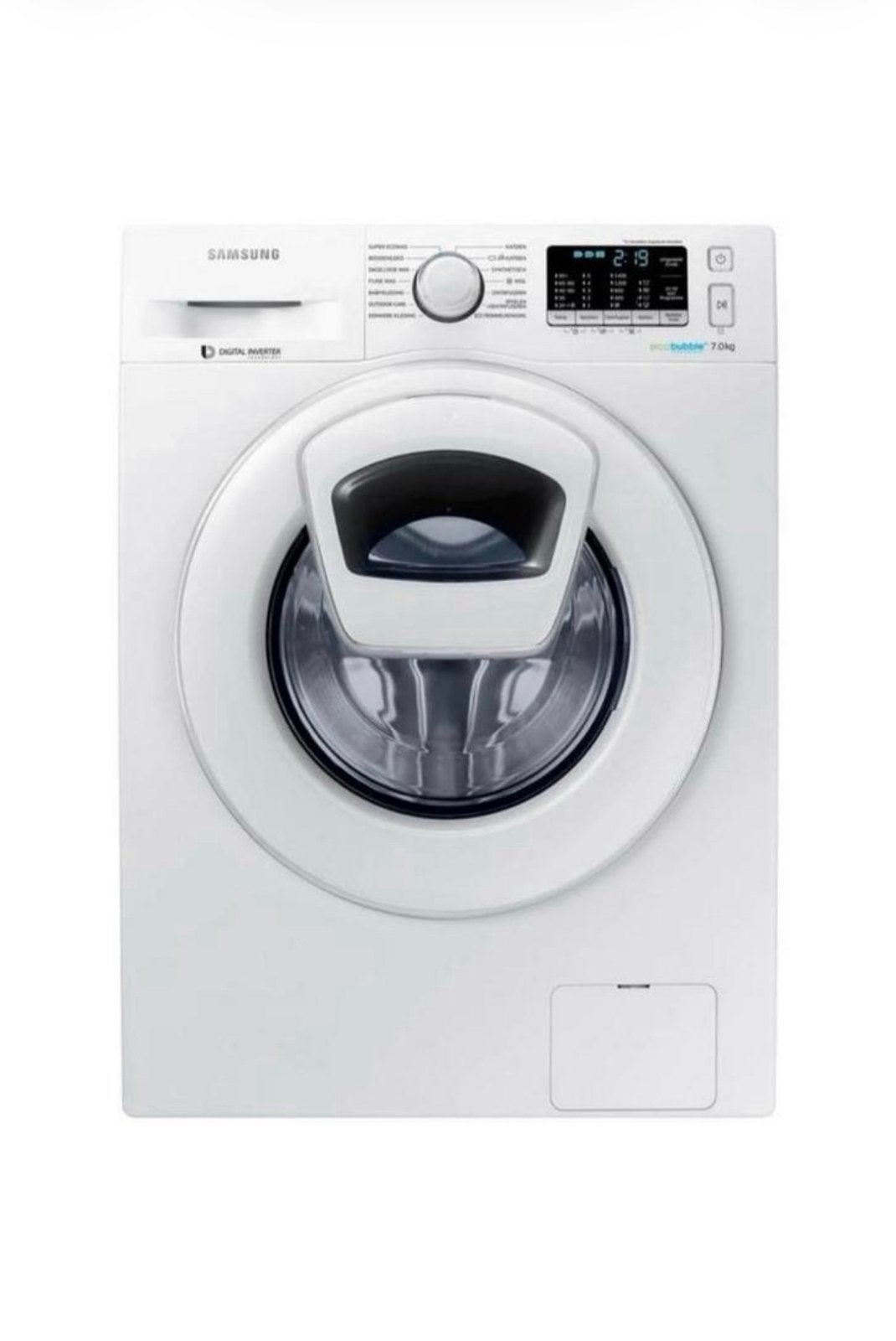 Wasmachine, Witgoed en Apparatuur, Wasmachines, Ophalen, Zo goed als nieuw, 1200 tot 1600 toeren, 85 tot 90 cm