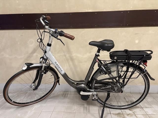 Elektrische damesfiets Gazelle c8 HDM, Ophalen, 53 tot 56 cm, Velgrem, Versnellingen