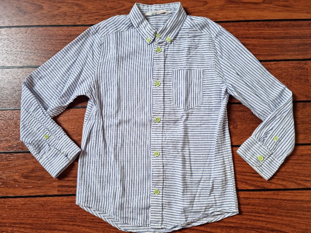 H&M blouse overhemd maat 116 ** LEUKE BLOUSE **, Gebruikt, H&M, Overhemd of Blouse, Ophalen of Verzenden
