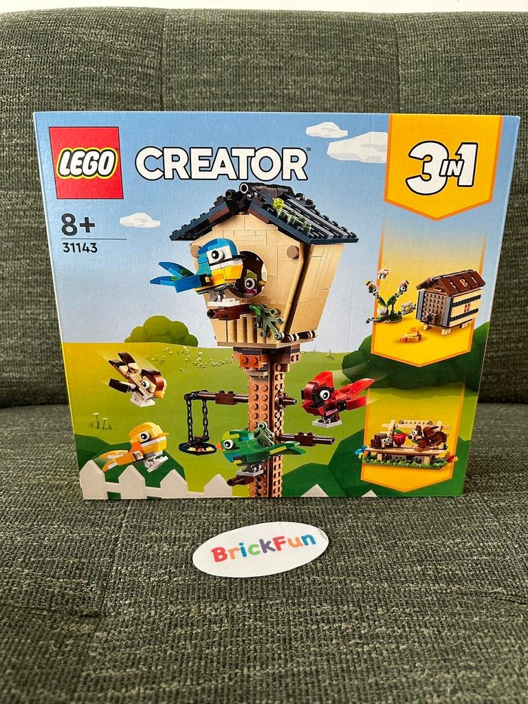 Lego 31143 3in1 vogelhuisje., Ophalen of Verzenden, Nieuw, Complete set, Lego