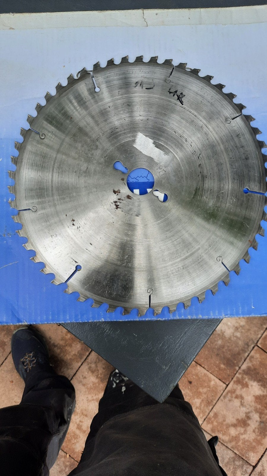 Hardmetalen zaagbladen voor Trespa/aluminium en multiplex, Doe-het-zelf en Verbouw, Ophalen of Verzenden, Gebruikt, Cirkelzaag
