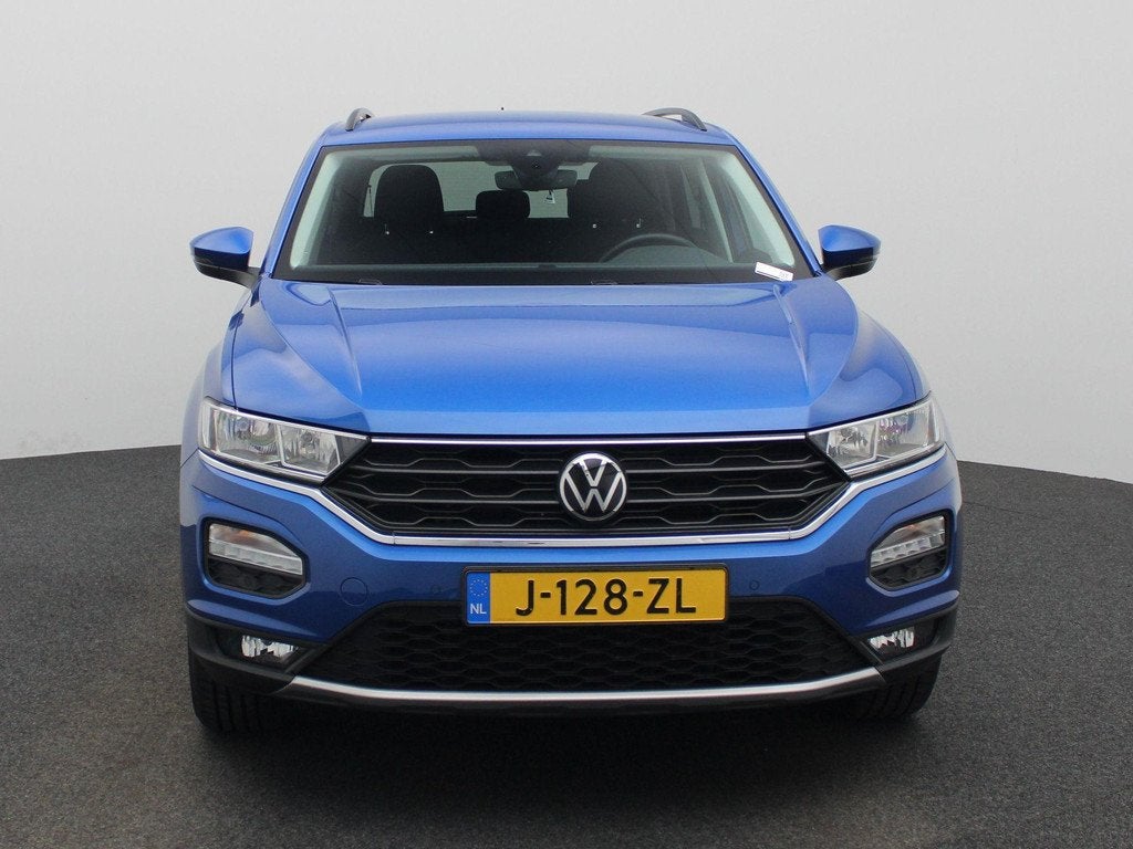 Volkswagen T-Roc 1.5 TSI Style | 150 PK | Automaat | Trekhaa, Auto's, Volkswagen, Stof, 4 cilinders, Blauw, Automatische klimaatregeling