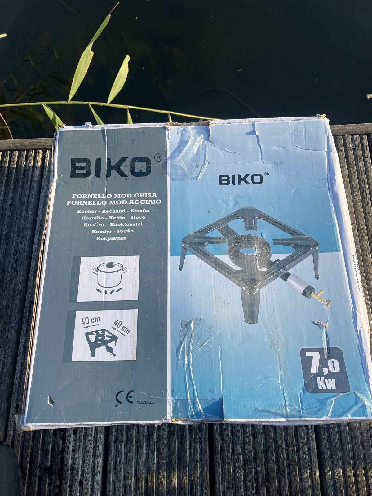 Biko Wokbrander 7.0 KW - Nieuw in doos, Overige typen, Nieuw, Ophalen of Verzenden, Zwart