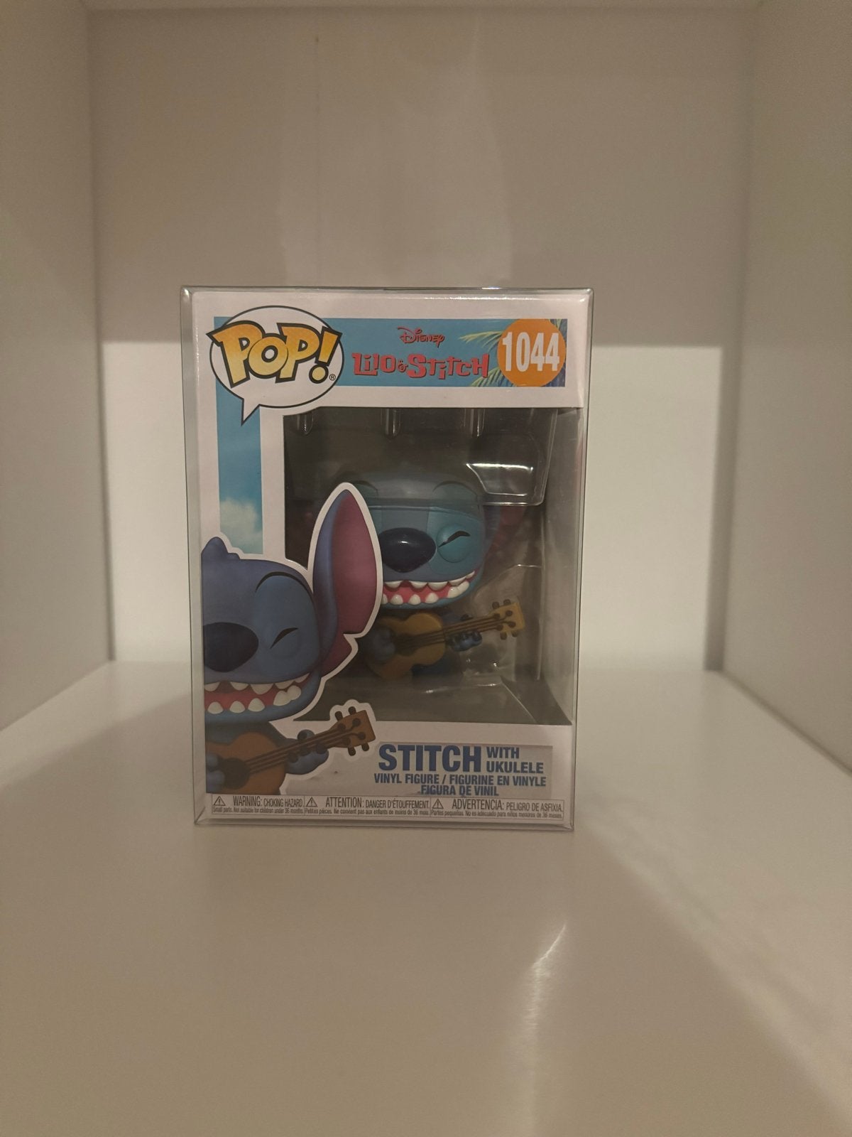 Funko Pop! Disney Lilo & Stitch - Stitch met Ukelele (1044), Ophalen of Verzenden, Zo goed als nieuw