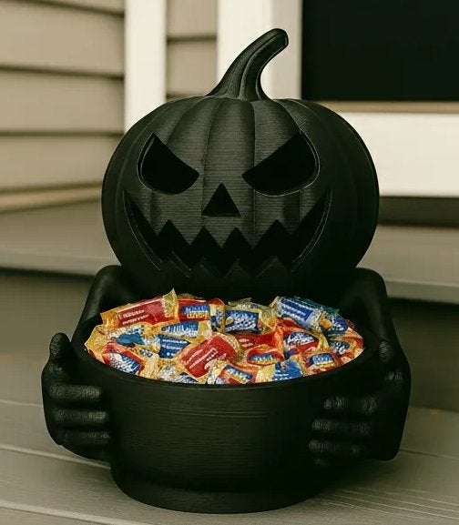 Halloween Snoepschaal Pompoen | Trick or Treat, Ophalen of Verzenden, Nieuw, Overige typen, Halloween of Griezel