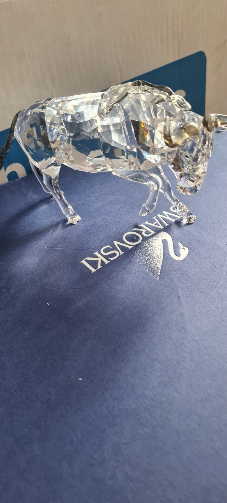 Swarovski Gnoe / Wildebeest - Puntgaaf, Ophalen of Verzenden, Zo goed als nieuw, Figuurtje