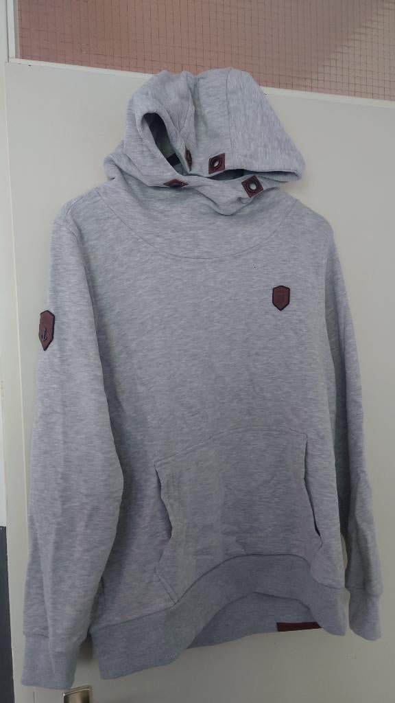Naketano hoodie, Ophalen, Zo goed als nieuw, Maat 52/54 (L), Grijs