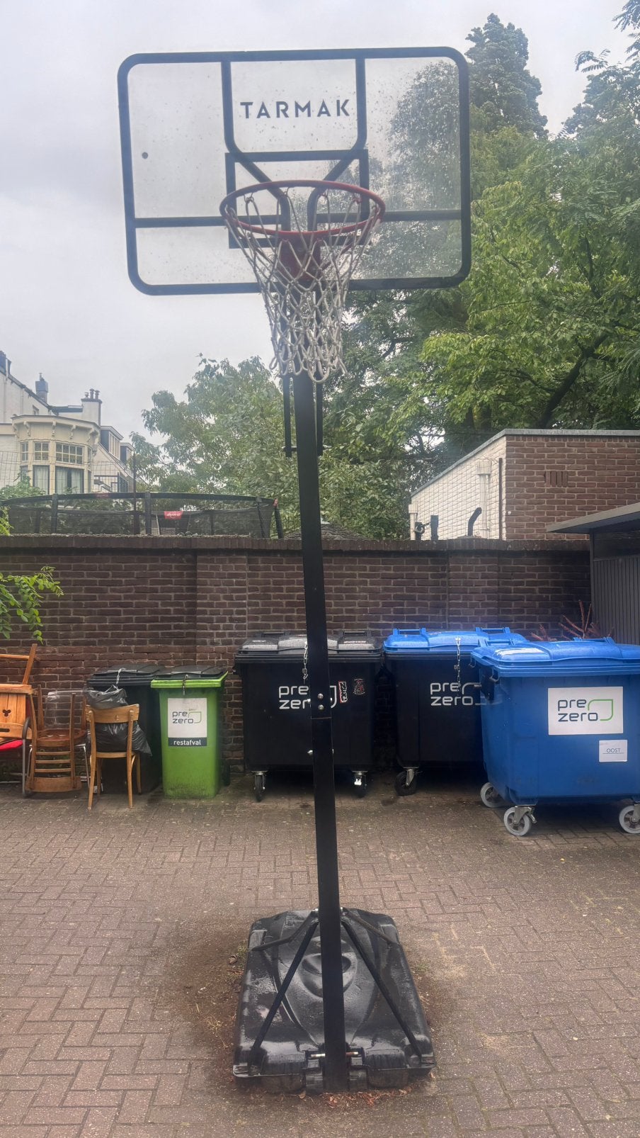 Tarmak B700 Pro basketbalpaal-verstelbaar van 2,40-3,05m, Sport en Fitness, Basketbal, Ophalen, Gebruikt, Ring, Bord of Paal