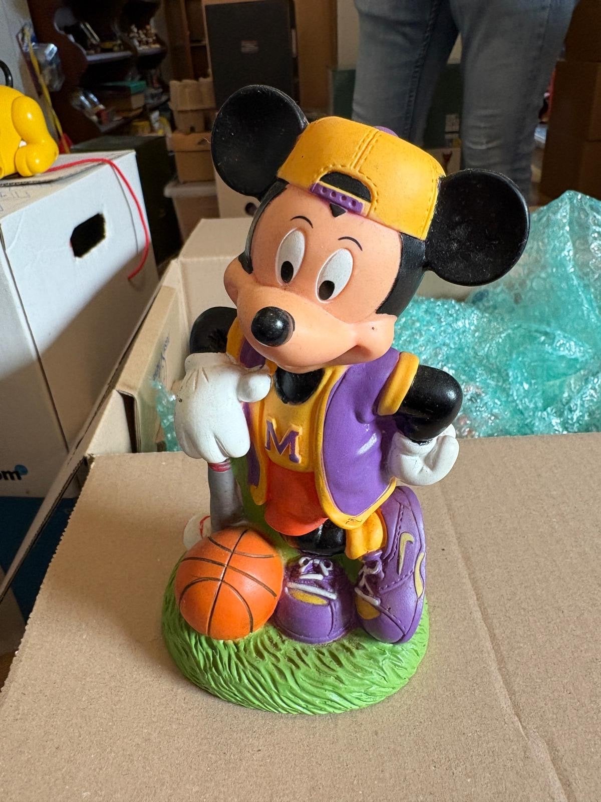 Vintage Disney Spaarpotten - Mickey, Minnie, Dagobert, Goofy, Ophalen, Gebruikt