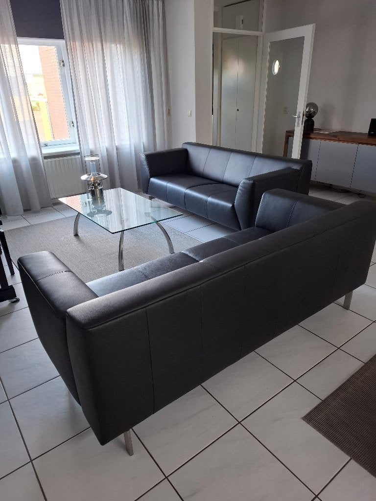 Twee Rolf Benz Linea banken 2,5 zits, Huis en Inrichting, Banken | Bankstellen, Ophalen, Modern design, Overige maten, 150 tot 200 cm