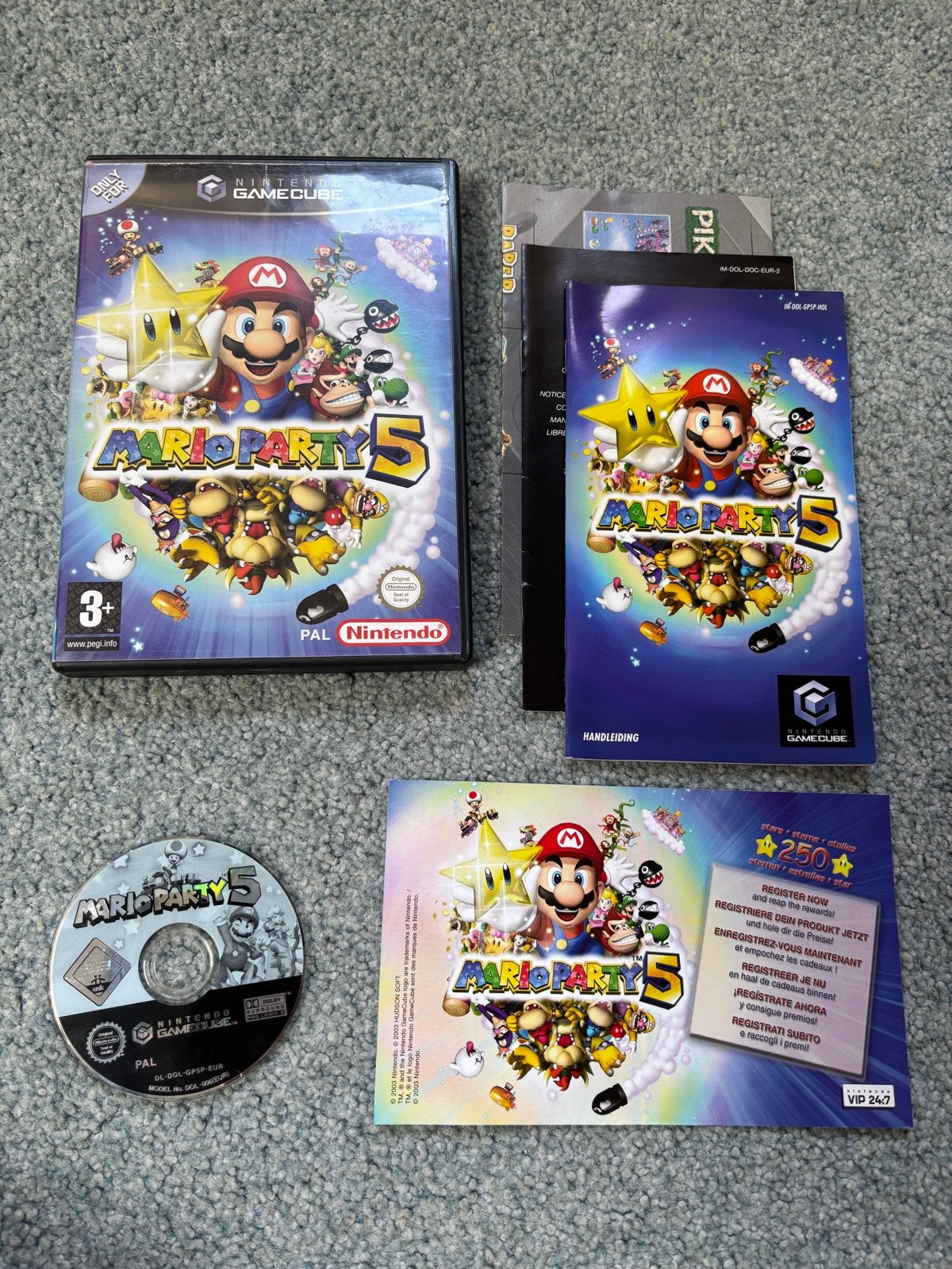 Mario Party 5 - Nintendo GameCube (Compleet met boekjes), Spelcomputers en Games, Nintendo, Overige genres, _, Ophalen of Verzenden