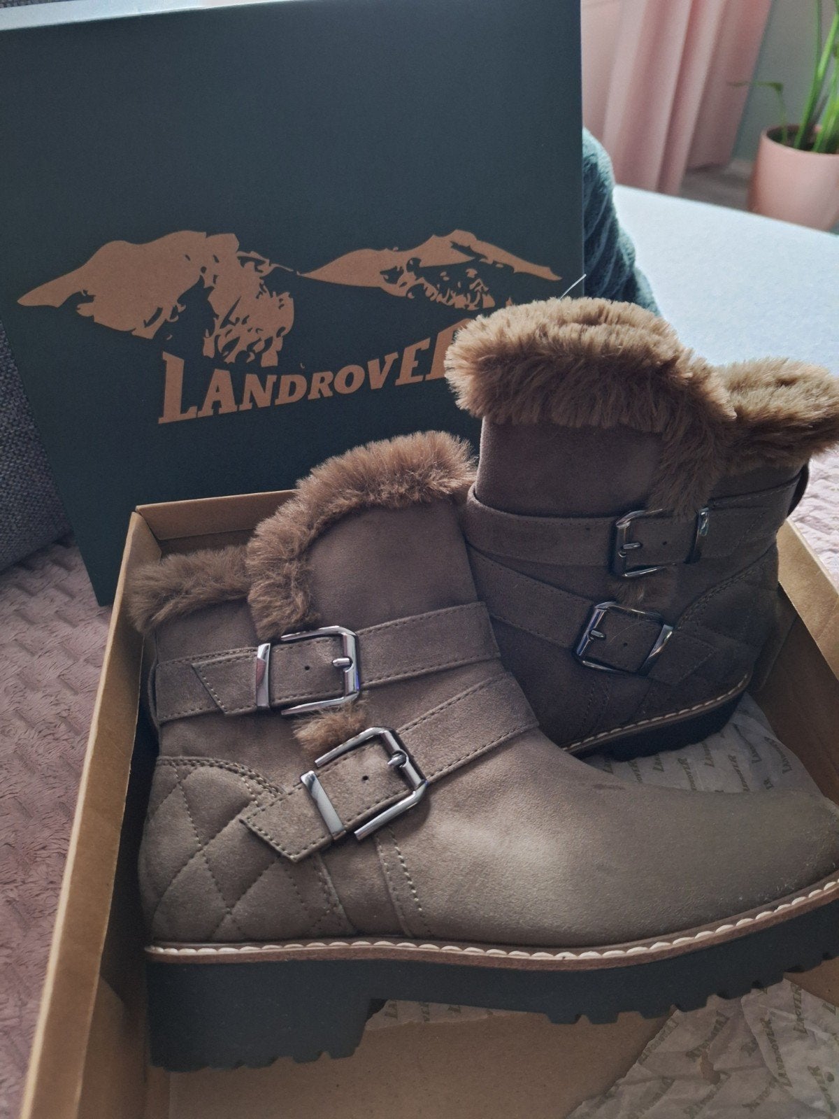 Landrover Laarzen, Ophalen, Nieuw, Zwart, Hoge laarzen