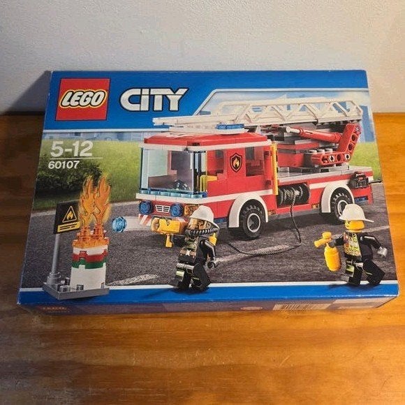 Lego City Brandweerwagen 60107 - Compleet met doos, Ophalen, Inclusief instructies, City, Lego
