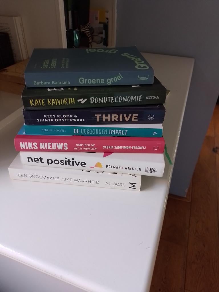 7 boeken over duurzaamheid en circulaire economie, Ophalen of Verzenden
