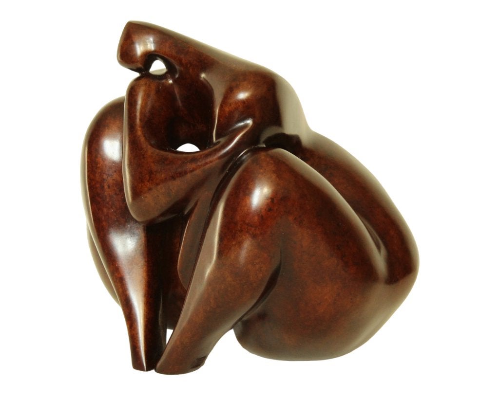 BRONZEN BEELD Annette Jalilova TENDRESSE SENSUELLES SERIE, Ophalen, Brons, Beeld