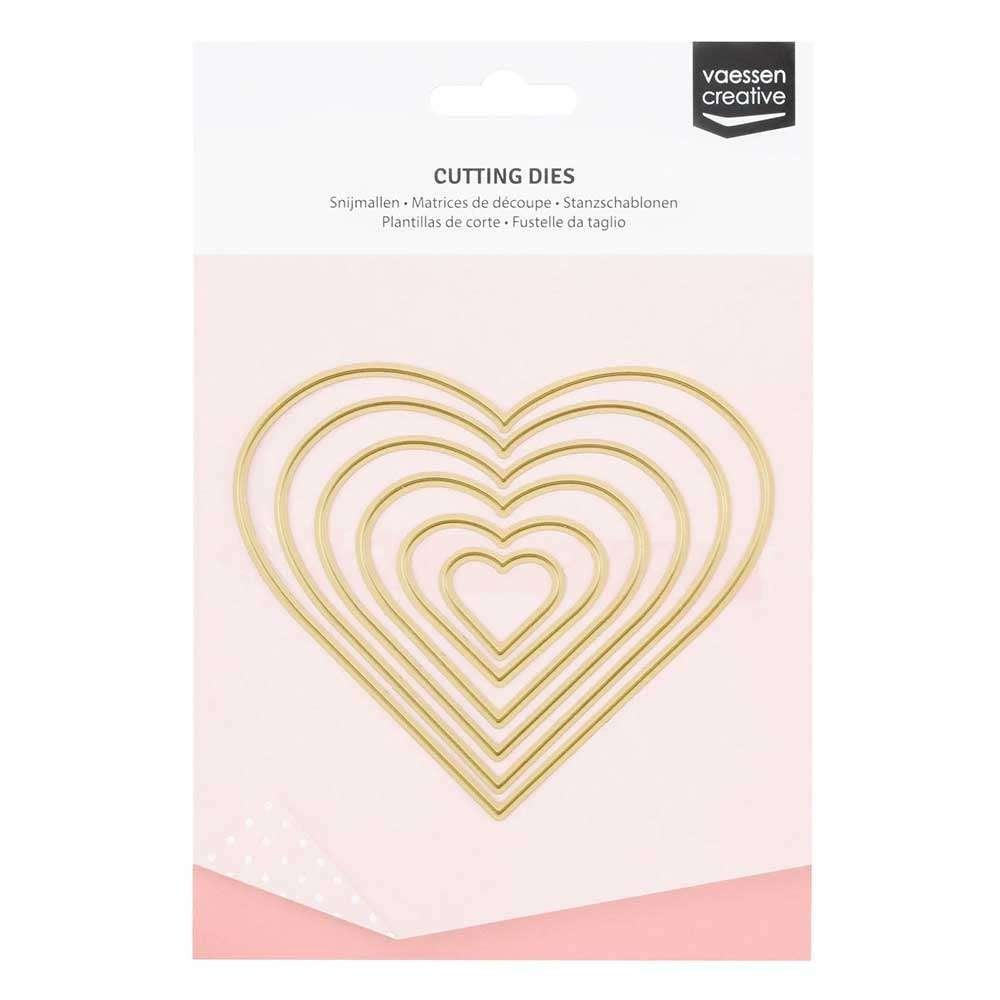 Vaessen Creative Metal Dies Hearts #3624-008, Verzenden, Nieuw, Frame of Mal, Overige merken