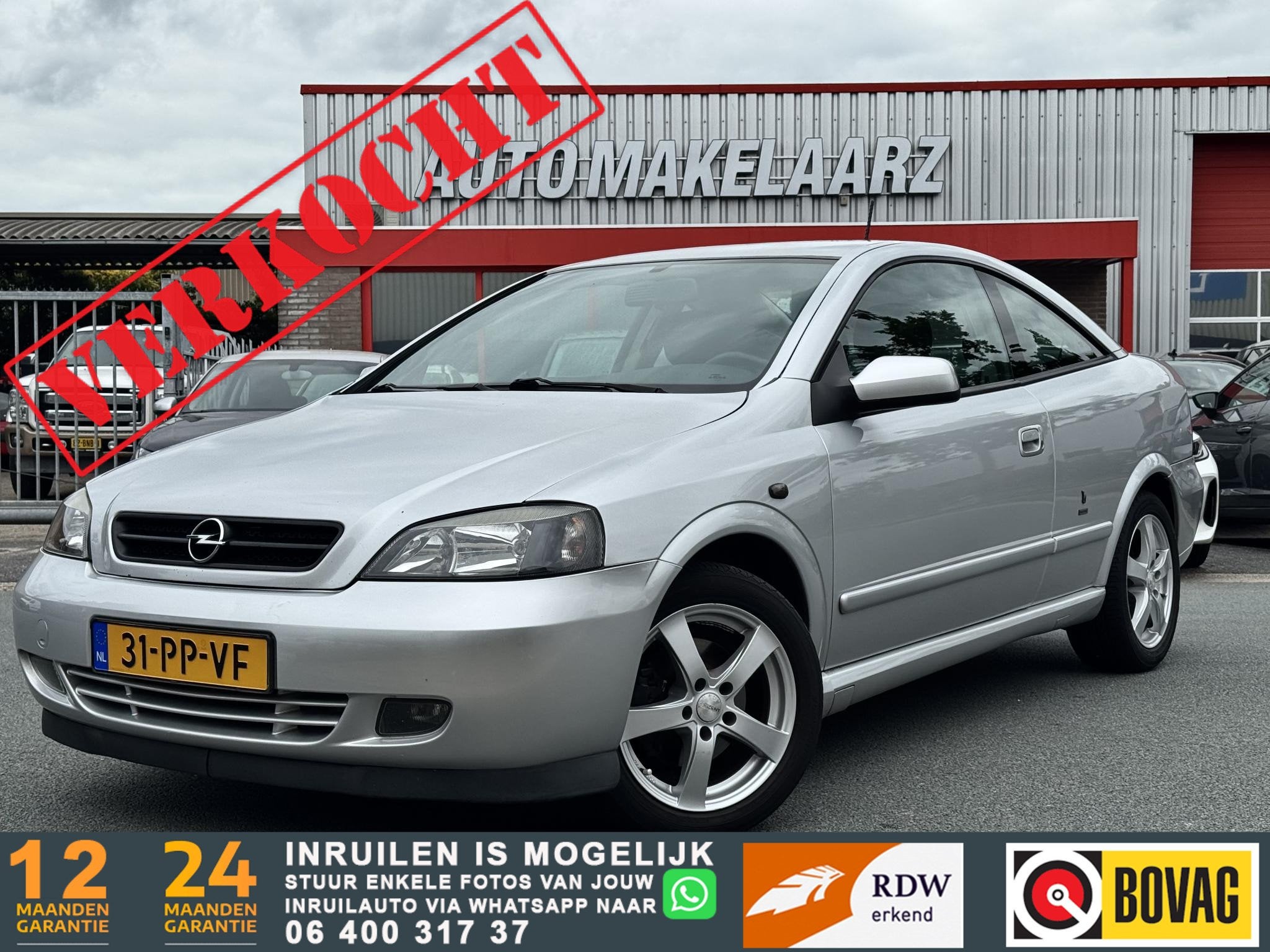 Opel Astra Coupé NAP AUTOMAAT AIRCO 2.2-16V NAP AUTOMAAT AI, Stof, Gebruikt, Zwart, 4 cilinders