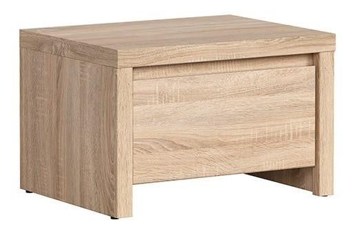 VOORRAAD Sonoma eiken nachtkastjes met lade LAATSTE OP = OP!, Huis en Inrichting, Slaapkamer | Nachtkastjes, Nieuw, Minder dan 55 cm