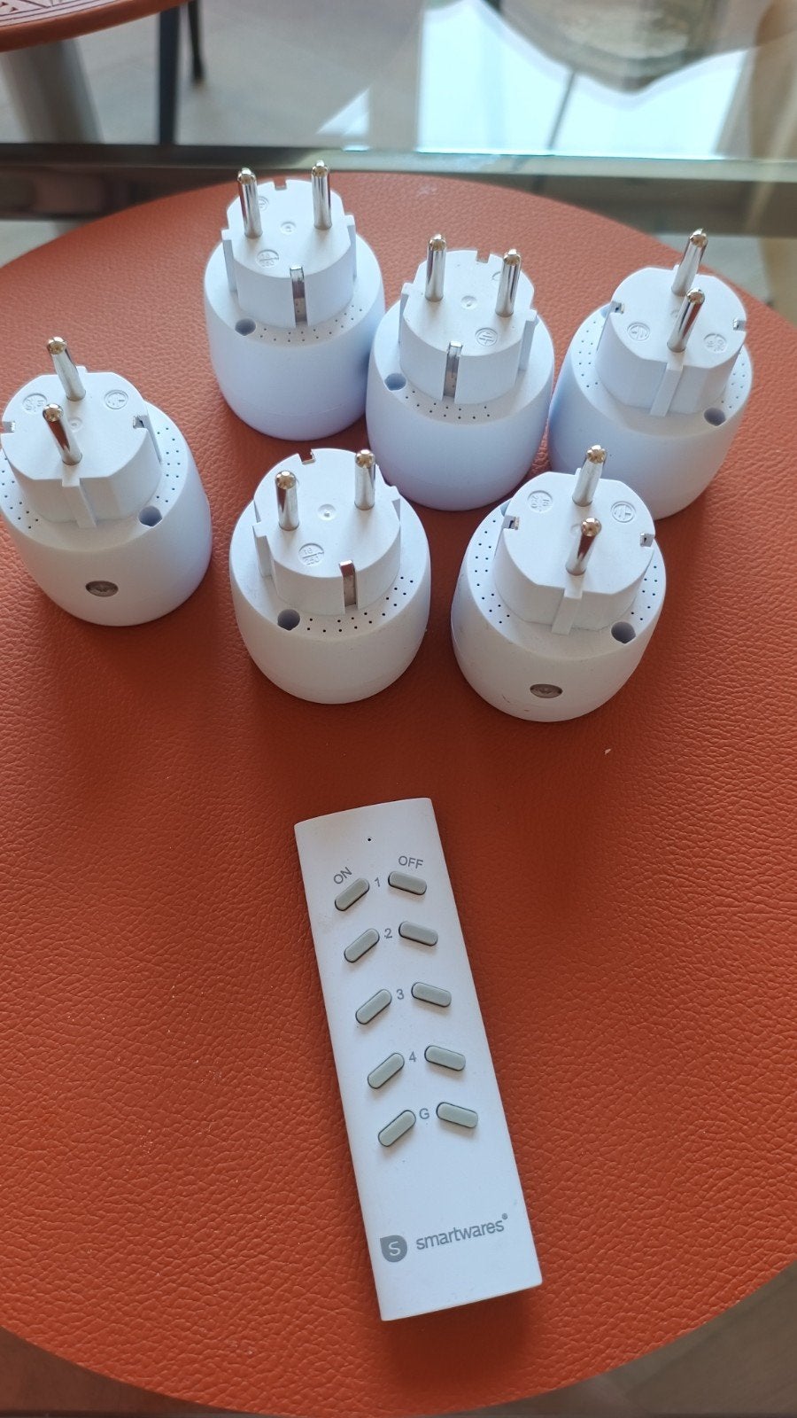 Smartwares schakelset met 6 stekkers en afstandsbediening, Ophalen of Verzenden, Gebruikt