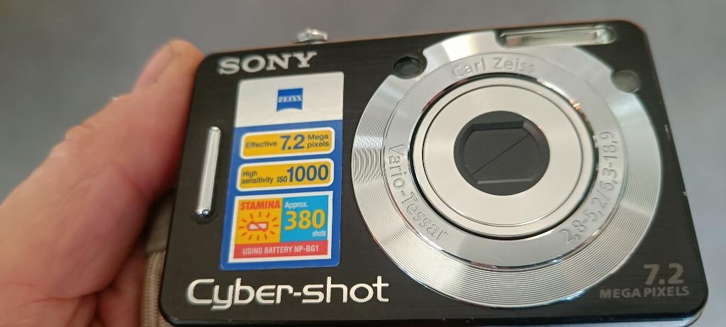 Sony Cyber-shot DSC-W55 | Vintage Digicam | Y2K Retro, Audio, Tv en Foto, Fotocamera's Digitaal, Ophalen of Verzenden, Zo goed als nieuw
