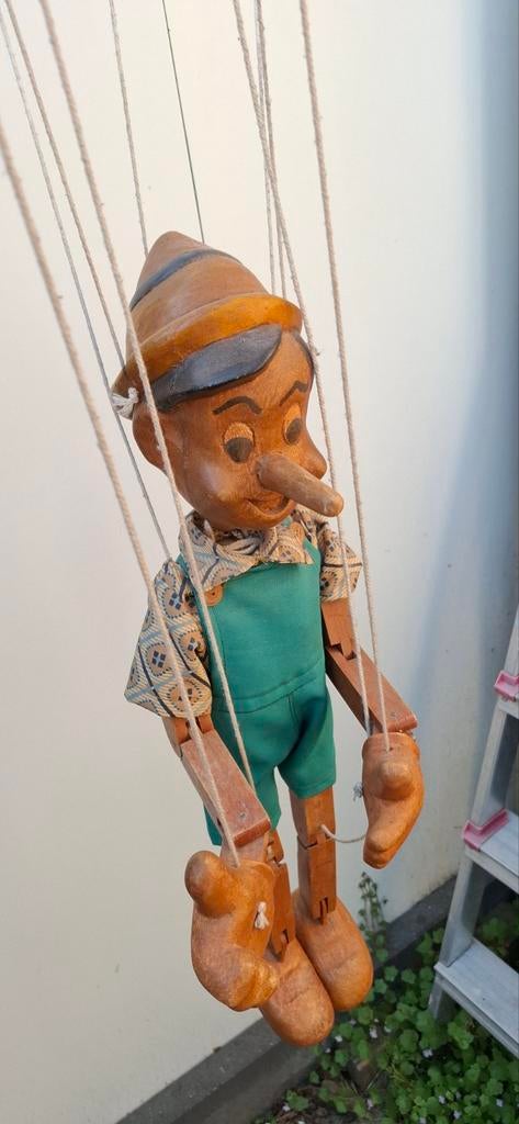 Pinokkio marionet, Verzamelen, Poppen, Ophalen of Verzenden, Zo goed als nieuw, Pop