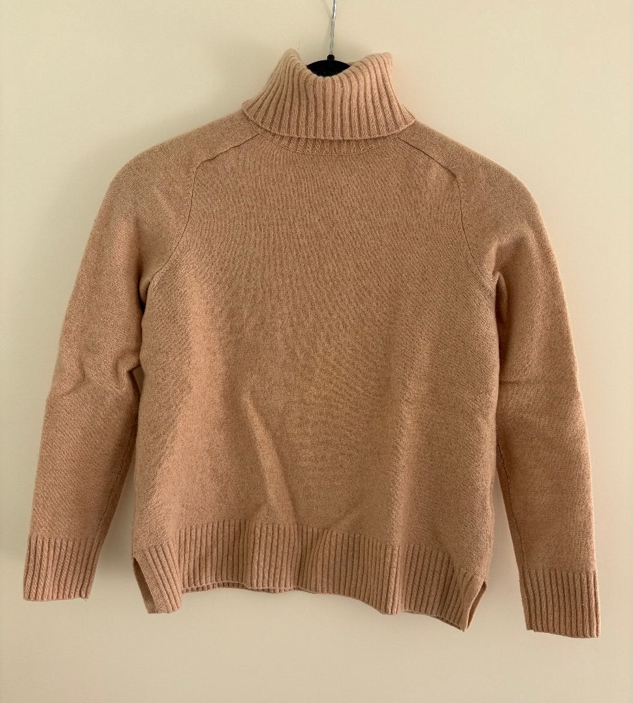 Massimo Dutti wool cashmere koltrui XS dames, Massimo Dutti, Beige, Ophalen of Verzenden, Maat 34 (XS) of kleiner