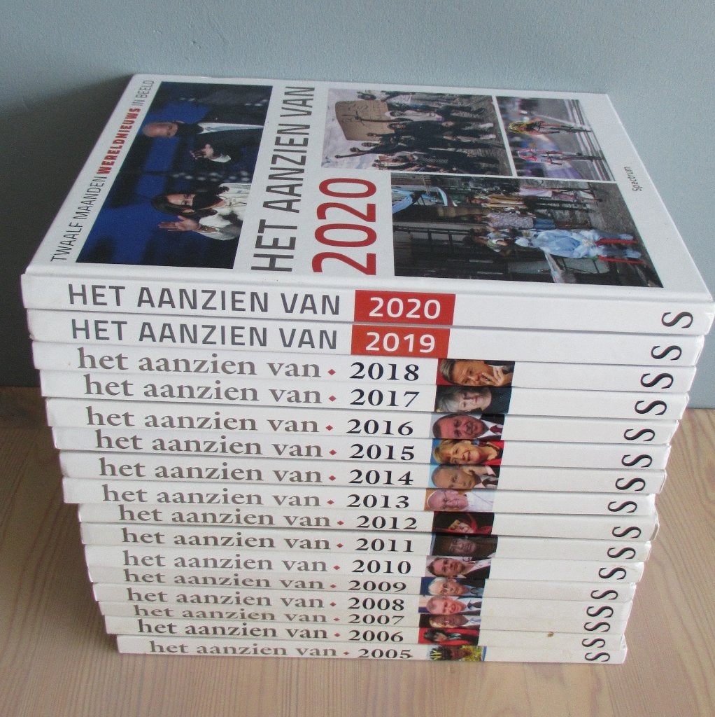 jaarboeken - het aanzien van - 2005 t/m 2020, Boeken, Overige gebieden, Zo goed als nieuw, Ophalen, 20e eeuw of later