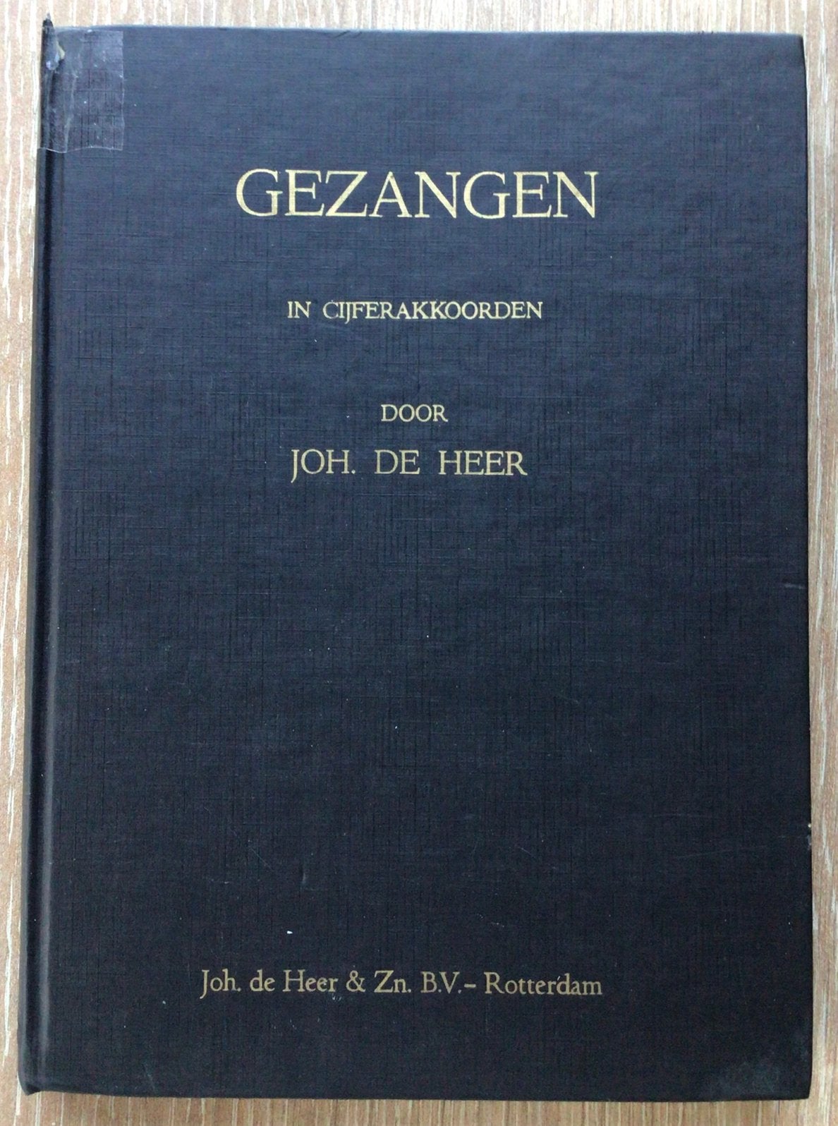 Gezangen (NHK 1938)  in cijferakkoorden – Joh. de Heer, Piano, Ophalen of Verzenden, Zo goed als nieuw, Thema