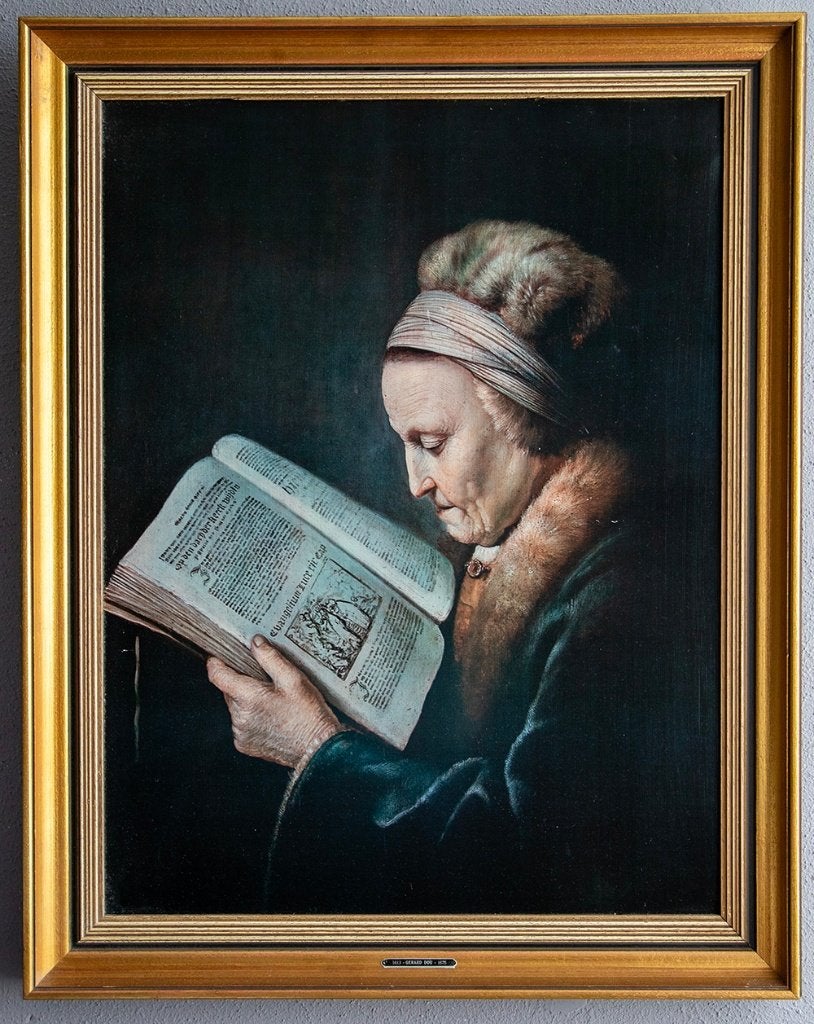 schilderij Gerard Dou replica, Ophalen, Portret of Personen, Oud hollands, Overige technieken