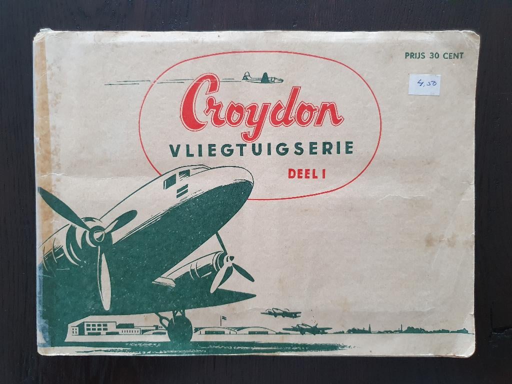 Boekje CROYDON  -Vliegtuigserie deel 1-, Ophalen of Verzenden, Gelezen