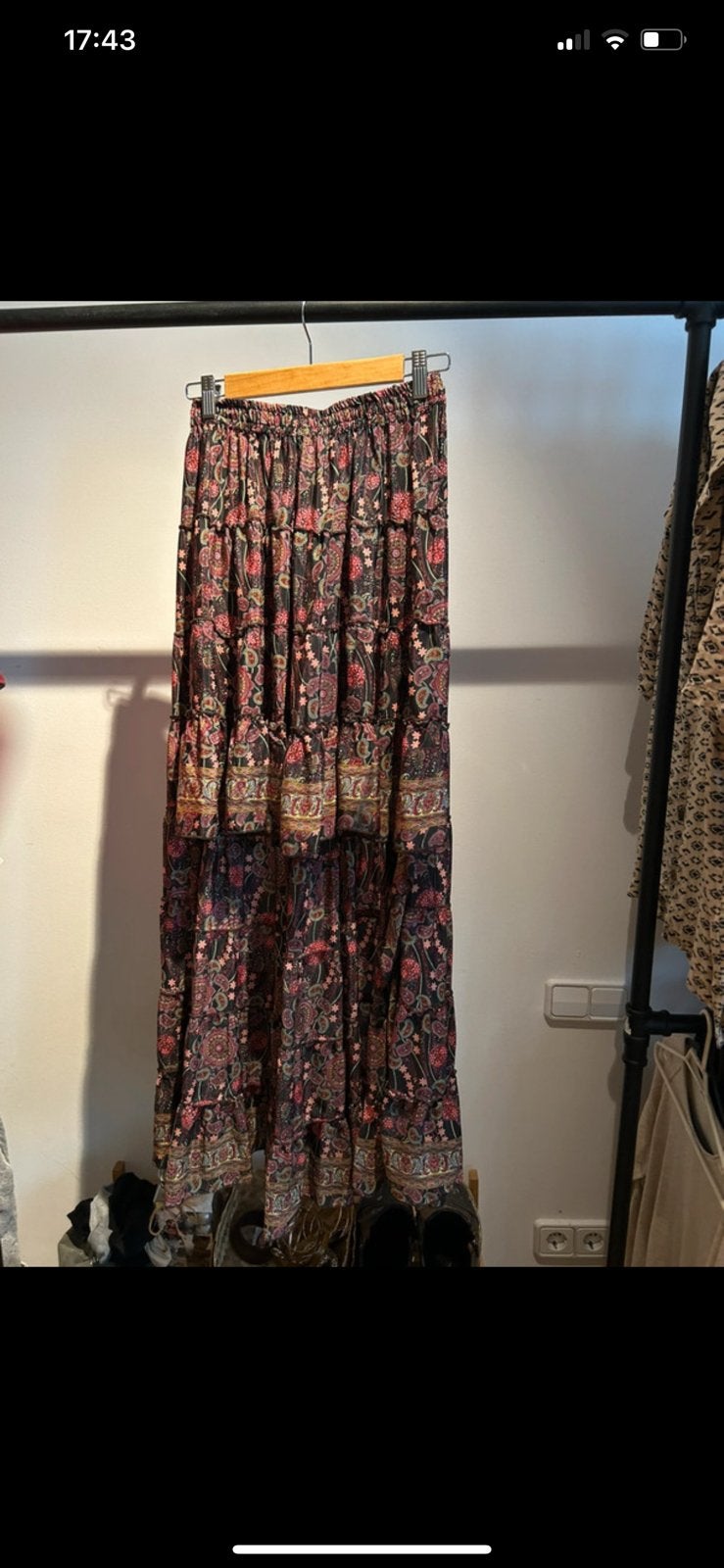 Zomerrok bohemian hippie, Kleding | Dames, Rokken, Zo goed als nieuw, Maat 34 (XS) of kleiner, Boven de knie, Verzenden