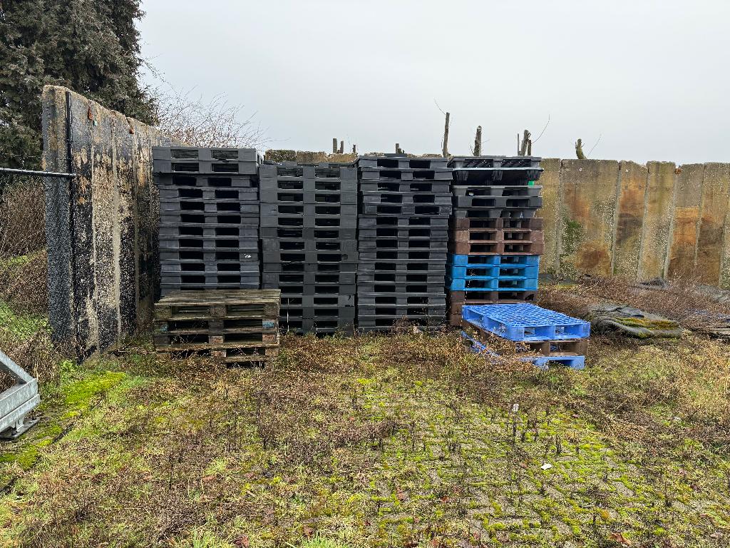Plastic pallets, Ophalen, Gebruikt, 100 cm of meer, 60 cm of meer