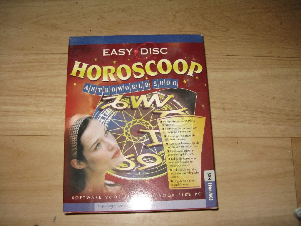 Easy-Disc Horoscoop (AstroWorld 2000) cd-rom, Ophalen of Verzenden, Gebruikt