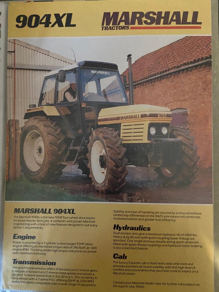 Tractorfolders, Boeken, Catalogussen en Folders, Ophalen of Verzenden, Zo goed als nieuw, Folder