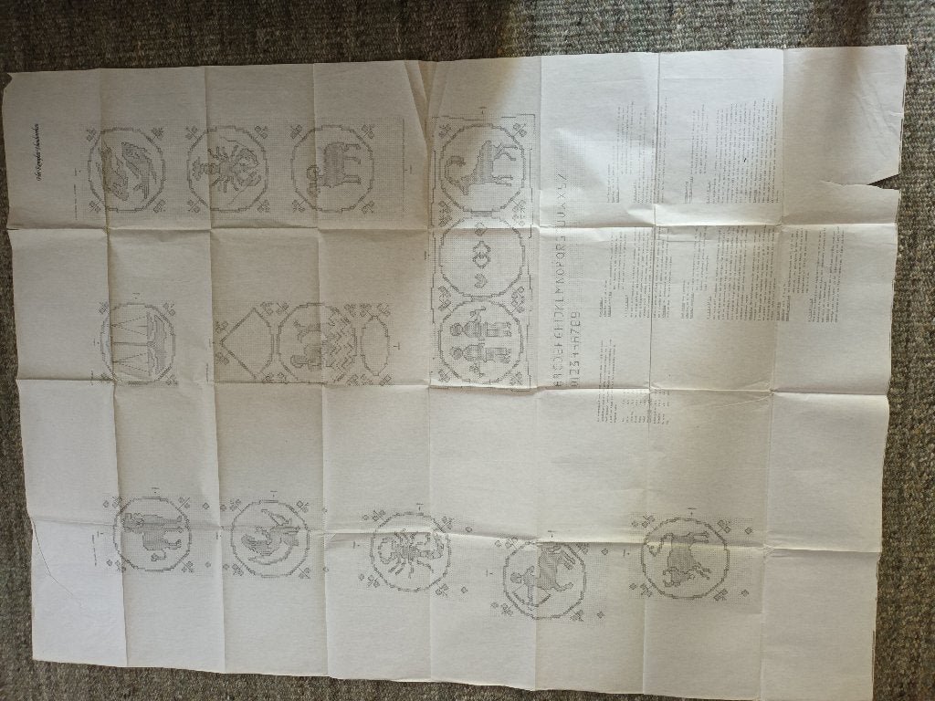 Borduurpatronen Het komplete handwerken sterrenbeelden, Ophalen of Verzenden, Gebruikt, Handborduren, Patroon